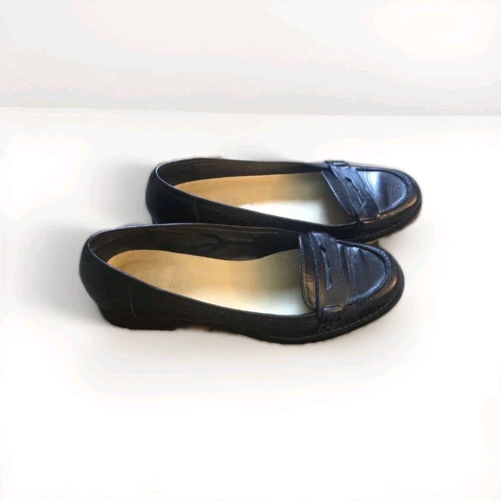 Chadwicks Women's 6.5M Black Leather Penny Loafers Slip-On Classic Dress Shoes